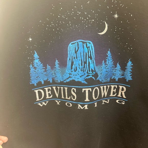 Vintage Devils Tower Wyoming Crewneck - Picture 3 of 4